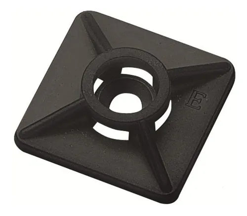 WEIDMULLER TAQUETE AUTOADHERIBLE NEGRO C/100 PZAS