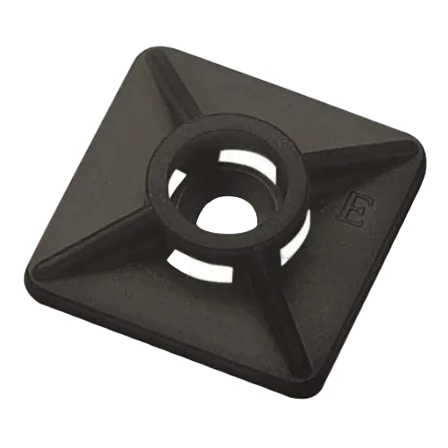 WEIDMULLER TAQUETE AUTOADHERIBLE NEGRO C/100 PZAS
