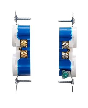 EAGLE RECEPTACULO DUPLEX 2P 3H ATERRIZADO BLANCO