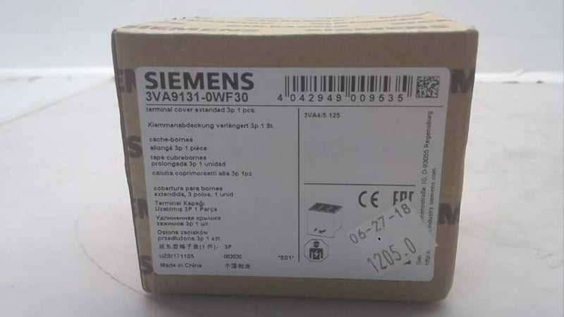 SIEMENS TAPA CUBREBORNES 3 POLOS 1 UNIDAD