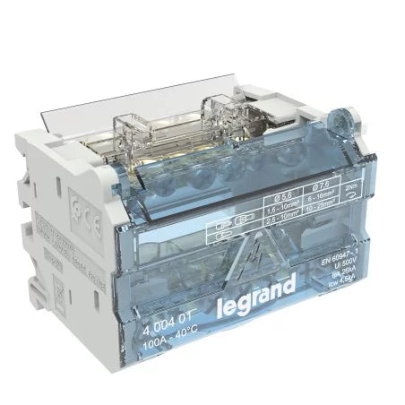LEGRAND REPARTIDOR MODULAR 2X100A 6 TERMINALES 4 MODS