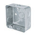 CAJA CUADRADA GALVANIZADA DE 3/4""