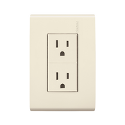 MODUS PRO TOMACORRIENTE DUPLEX C/PLACA MARFIL