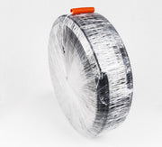 POLIFLEX NEGRO RANURADO 1-1/2 (38mm) POR  METRO AUTOMOTRIZ