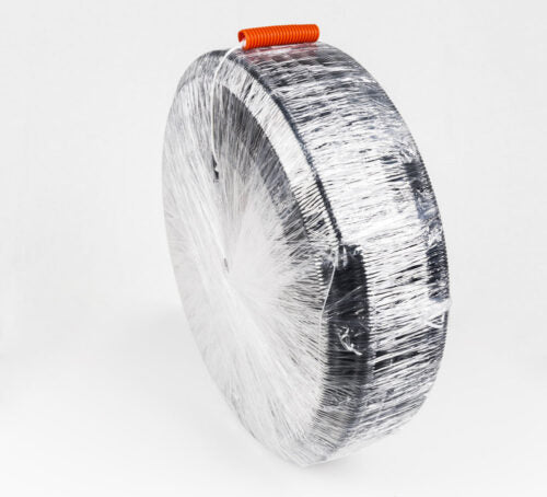 POLIFLEX NEGRO RANURADO 1-1/2 (38mm) POR  METRO AUTOMOTRIZ