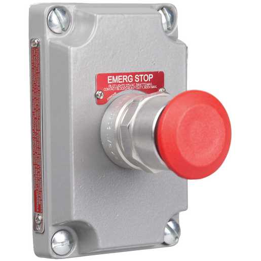 KILLARK TAPA APE C/BOTON HONGO ROJO SOST NA+NC P/CAJA SWB