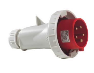 IDE TOMA SOBREPONER 3P+T 32A 440V 6H ROJO IP44