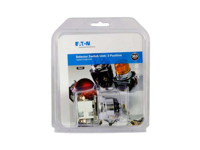 CUTLER SELECTOR 3 POS. SOST. NEGRO S/CONTACTOS