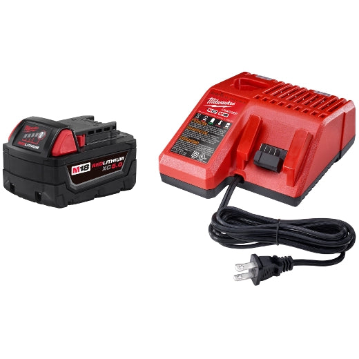 MILWAUKEE CARGADOR Y BATERIA M18 X C5.0 STARTER KIT
