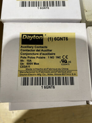 ALLEN-BRADLEY CONTACTO AUXILIAR LATERAL NA 10A 600VAC