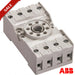 ABB CR-U2SM BASE COMPACTA P/ RELE ENCAPSULADO TIPO UNIVERSAL 8 PINES CR-U