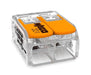WAGO LEVER NUT COMPACT SPLICING CONNECTOR 2-PTS