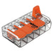 WAGO SPLICING CONNECTOR COMPACT 5-CONDUCTOR