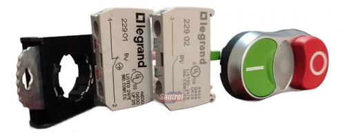 LEGRAND BOTON PULSADOR LUMINOSO ARRANQUE/PARO S/CA