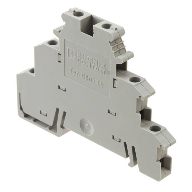 PHOENIX CONTACT CLEMA 3 NIVELES 30-14AWG 6.2MM GRI DIKD1.5