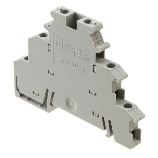 PHOENIX CONTACT CLEMA 3 NIVELES 30-14AWG 6.2MM GRI DIKD1.5