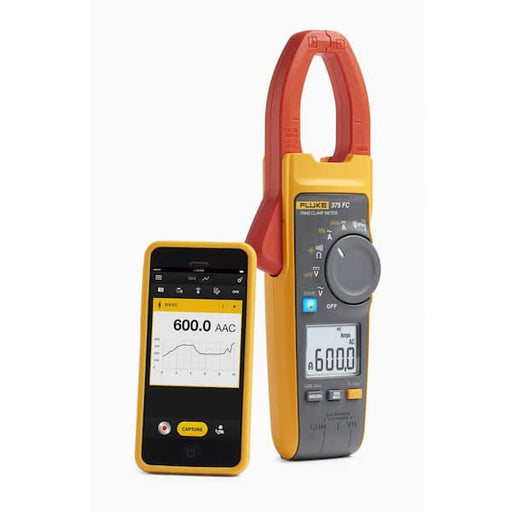 FLUKE 375FC AMPERIMETRO DE GANCHO 600A TRMS AC/DC