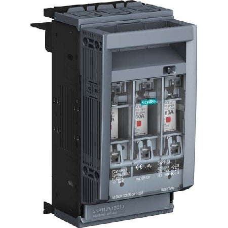 SIEMENS SECCIONADOR P-FUSIBLES 3P NH000 160A EBH000O3TM8-D