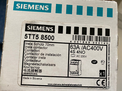 SIEMENS CONTACTOR AUX 4NA B-230VAC