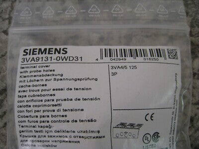 SIEMENS TAPA CUBREBORNES 3P PARA 3VA6