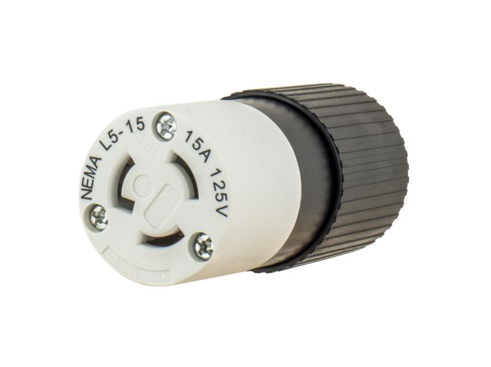 BRYANT LKG CONN 15A 125V L5-15R B/W 4732NC