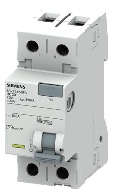 SIEMENS BLOC DIFERENCIAL 2POLE 30MA 230V 40A MAX