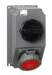 LEGRAND TOMA C/INTERRUPTOR 3P+T 440/4 11H ROJO IP66/67 HYPRA