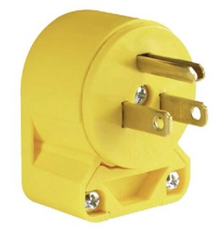 ARROW CLAVIJA VINYL BLINDADA AMARILLO 2P3H+T 15A 250V CA