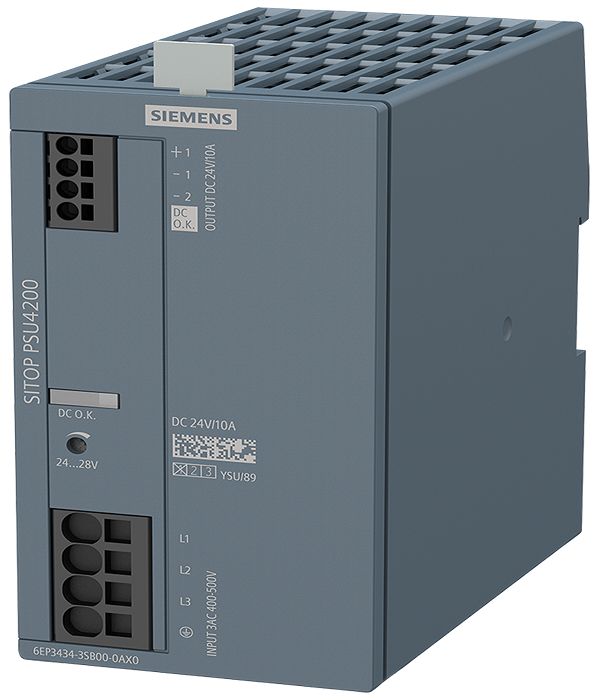 SIEMENS FUENTE SITOP PSU4200 3F 400-500VAC SAL 24VDC 10A