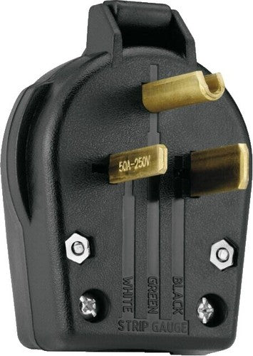 BRYANT LKG PLUG 30A 3PH 250V L15-30P B/W 71530NP