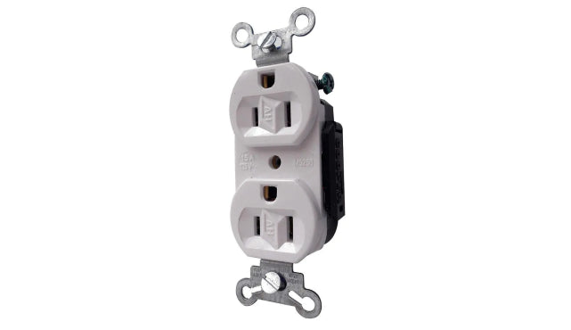 ARROW CONTACTO DUPLEX BLANCO 15A 125V 2P 3H 5-15