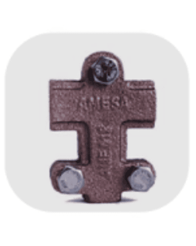 AMESA CONECTOR RECTO MECANICO PARARRAYOS