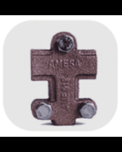 AMESA CONECTOR RECTO MECANICO PARARRAYOS