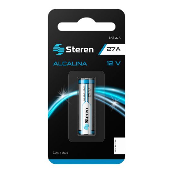 STEREN PILA ALCALINA DE 12V TIPO CILINDRO