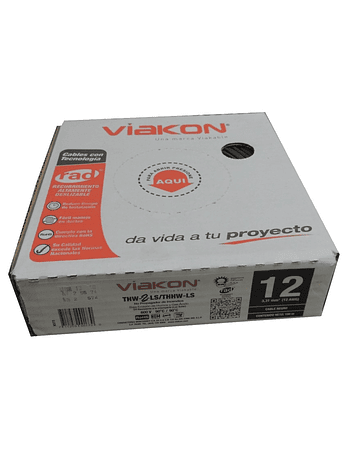 VIAKON CABLE 8 ROJO THHW METRO
