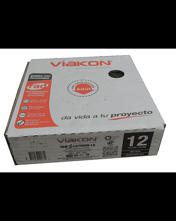 VIAKON CABLE 8 ROJO THHW METRO