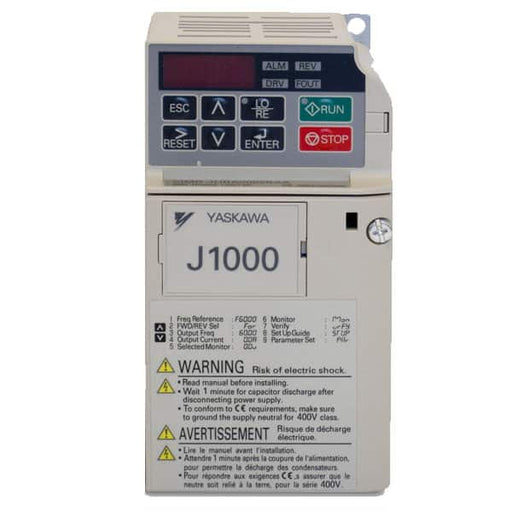 YASKAWA VARIADOR J1000 1/8 H.P. 220VAC APLIC. SENC