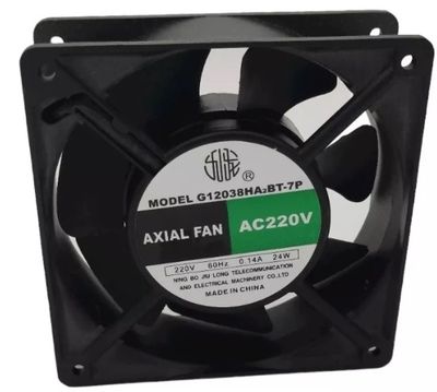 JIULONG G12038HA1BT VENTILADOR 120X120X38mm 120VAC 7 ASPAS