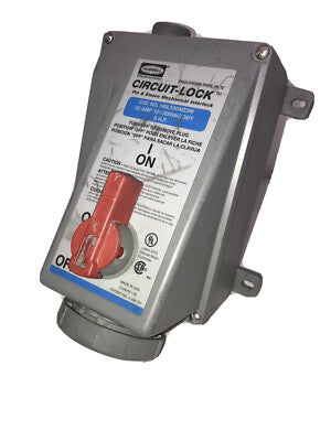 HUBBELL CLAVIJA T LOCK P/PANEL 2P 3H 20A 250V