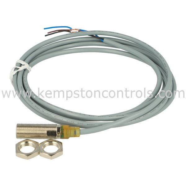 CARLO GAVAZZI SENSOR INDUCTIVO M12x30 PNP NA RAS SN4mm LATON NIQUELADO CABLE 3P 2MTS PVC