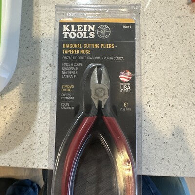 KLEIN PINZA DE PUNTA CONICA CON CORTE 6"