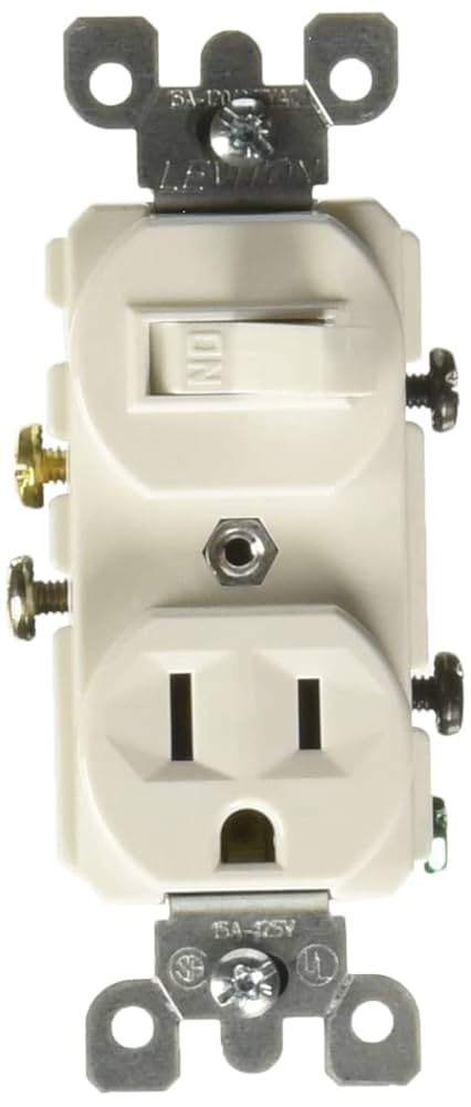 LEVITON INTERRUPTOR DUPLEX SENCILLOS 15A 125V BLANCO