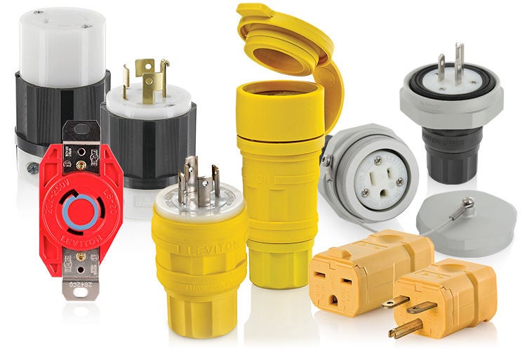 LEVITON CLAVIJA REDONDA 3P 3H 20A BLINDADA AMRILLA