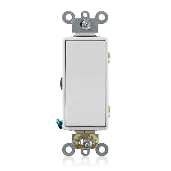 LEVITON DECORA APAGADOR TRIPLE 15AMP 120V BCO