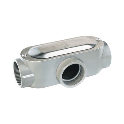 RAWELT CONDULET LR CON TAPA 32mm ( 1 1/4 ) PVC PURPURA