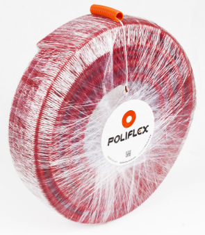POLIFLEX ROJO TRICAPA CON GUIA 3/4 (34mm) POR METRO