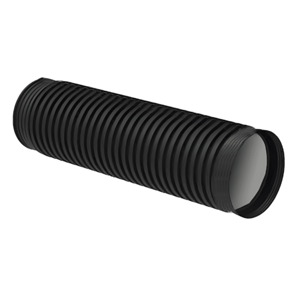 TUBO PAD CORRUGADO 3"" (75mm) C/CAMPANA TRAMO 6 MT