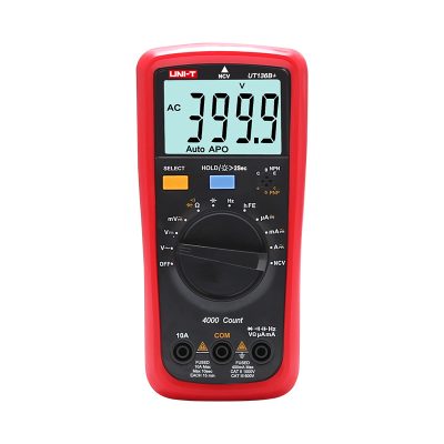 UNI-T MULTIMETRO DIGITAL 1000VDC 750VCA 10A DC/AC CATII 1000V
