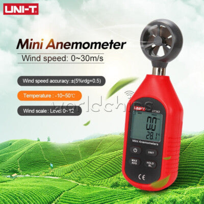 UNI-T MINI ANEMOMETRO DIGITAL 0-30M/S NIVEL 0-12 - 10-50