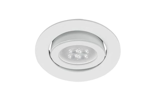 TECNOLITE EMP. DIRIGIBLE PLANO REDONDO P/MR16 BLANCO